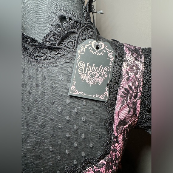 ✨🆕 Dolls Kill Unholy Rehearsal Party Mini Dress (Small) - Picture 6 of 9